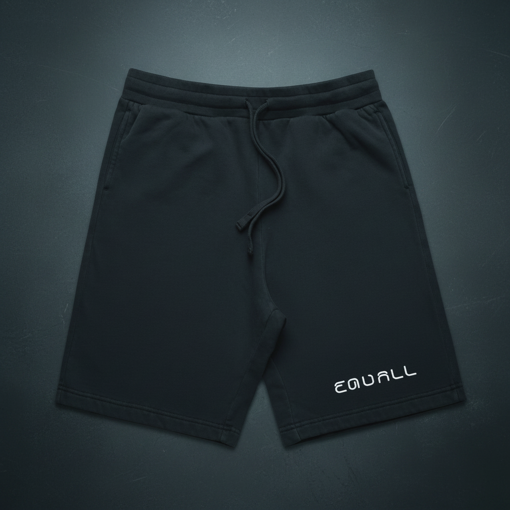 Coal Shorts minimal flat lay