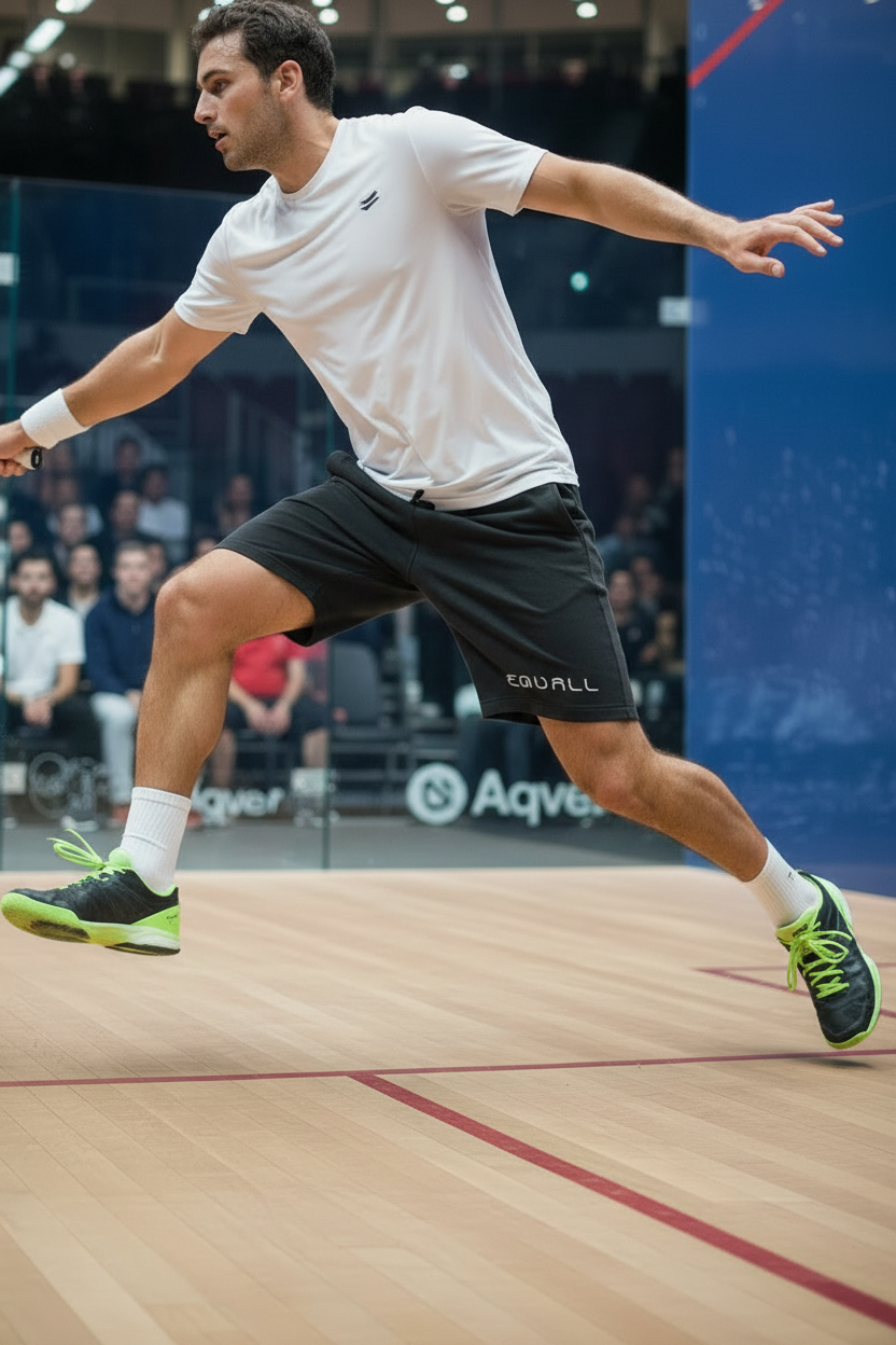 Coal Shorts on-court close-up